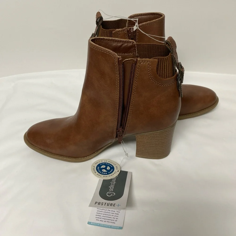 Baretraps Posture Rhoslyn Women’s Brown Boots Built in orthotic Size 6.5 M - Picture 3 of 9